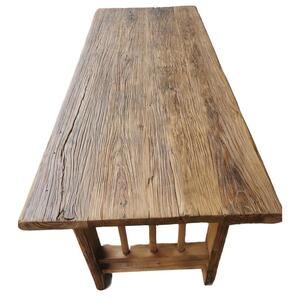 오래된 나무 고재 원목 테이블 앤틱 빈티지 식탁 티크 옵션1번