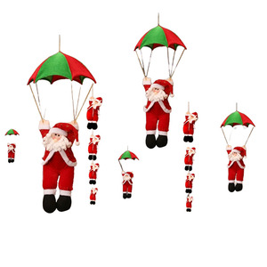 대형 인형 크리스마스 장식소품 로프 산타 장식품 낙하산 26cm