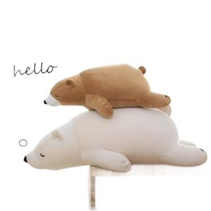 냉감인형 바디필로우 아이스 쿨링베게 북극곰 곰돌이 - 35cm