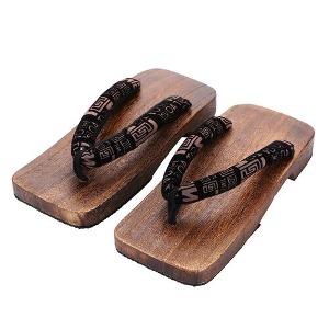 남성 나막신 일본 여름 사무라이 나무 슬리퍼 유카타 쪼리 코스프레 귀멸의 도쿄 신발